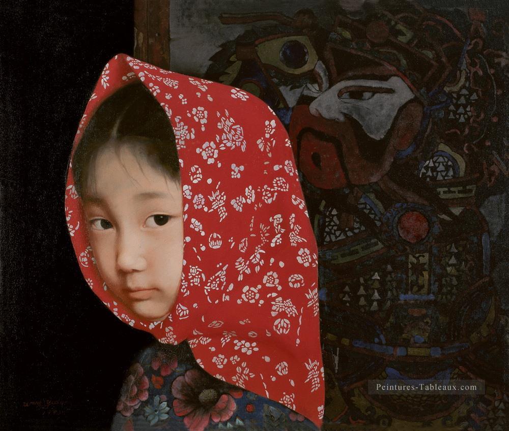 Yimeng petite fille WYD chinois filles Peintures à l'huile